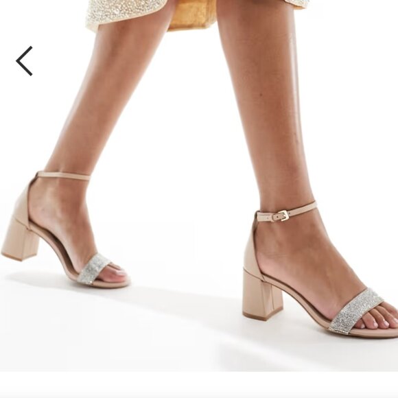 Aldo Pristine Heels with embellished Straps - Picture 9 of 9